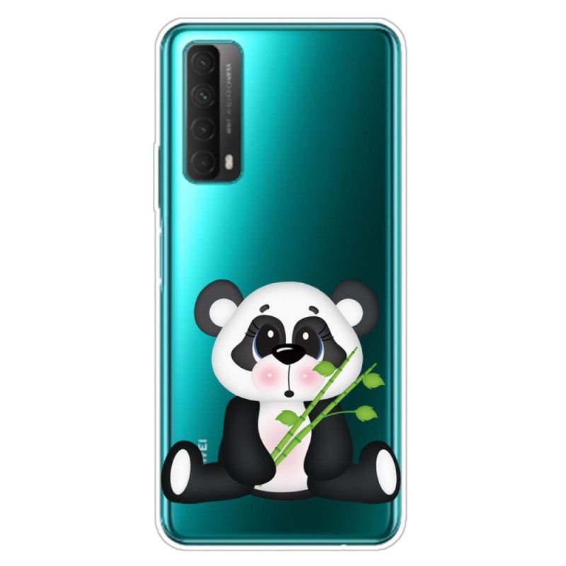 Hoesje Huawei P Smart 2021 Transparante Droevige Panda