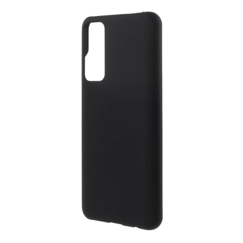Hoesje voor Huawei P Smart 2021 Wit Zwart Rubber Plus