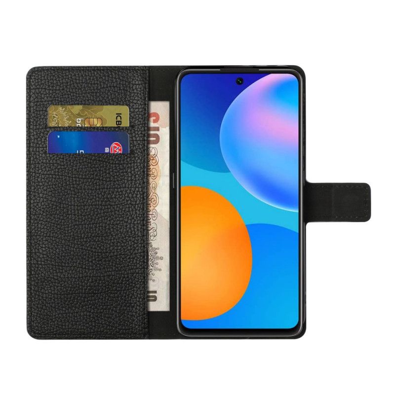 Leren Hoesje voor Huawei P Smart 2021 Ultra Lychee Kunstleer