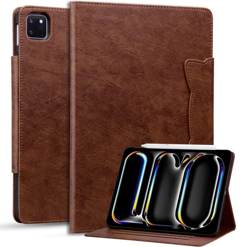 Bescherming Hoesje iPad Pro 13 (2025) Magnetische Sluiting Met Kattendesign