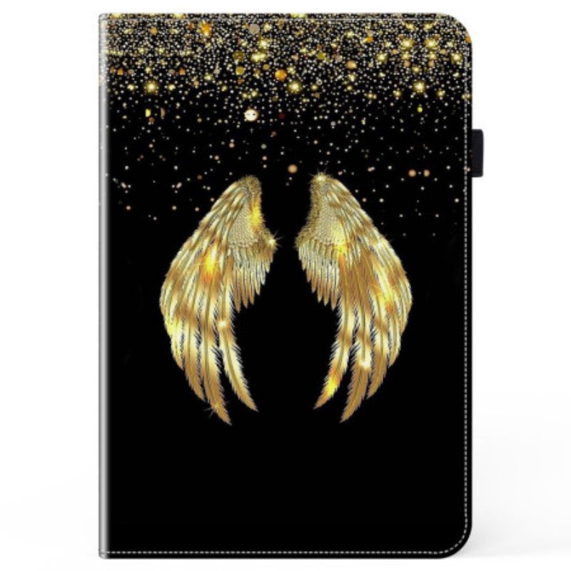 Cover iPad Pro 13 (2025) Gouden Vleugels Bescherming Hoesje
