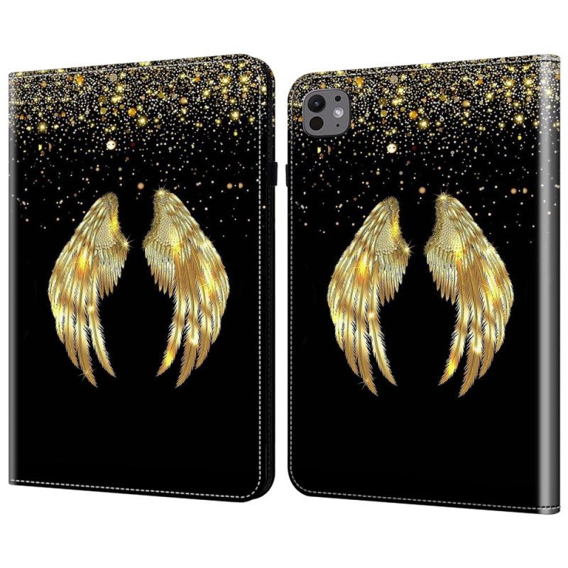 Cover iPad Pro 13 (2025) Gouden Vleugels Bescherming Hoesje