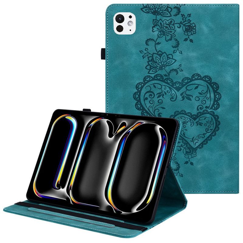 Cover iPad Pro 13 (2025) Hartvormig Suède-effect