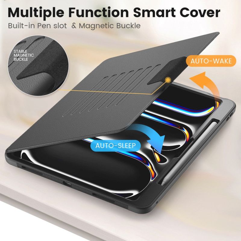 Cover Voor iPad Pro 13 (2025) Kaarthouder En Magnetische Houder