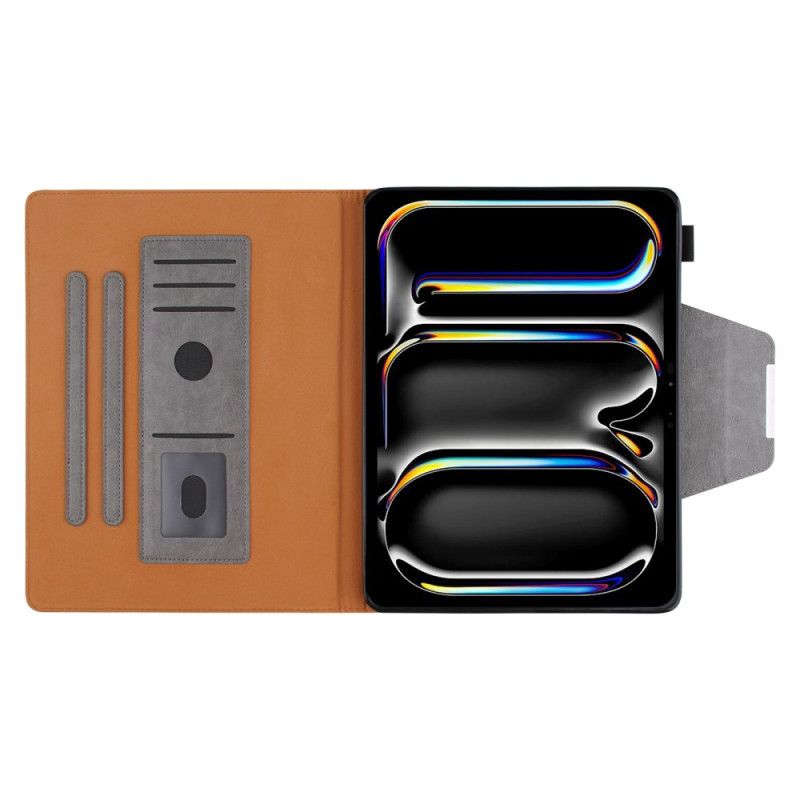 Flip Case Leren iPad Pro 13 (2025) Standaardfunctie En Automatische Wake/sleep-functie