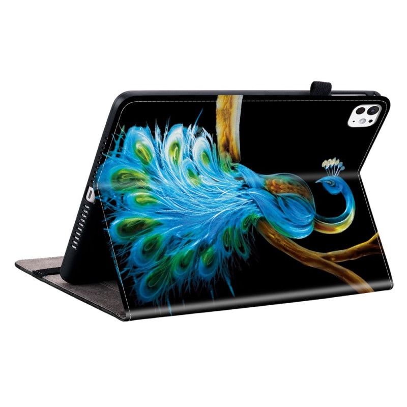 Hoesje Case iPad Pro 13 (2025) Pauwenpatroon