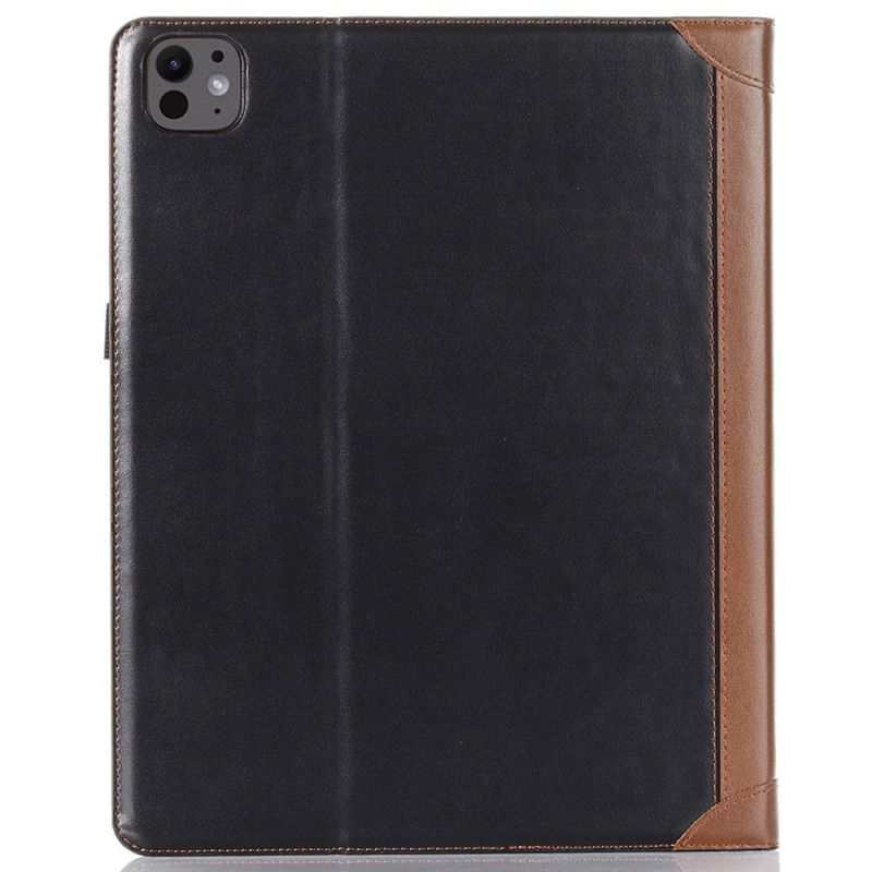 Hoesje Case iPad Pro 13 (2025) Telefoonhoesje Tweekleurig Kunstleer