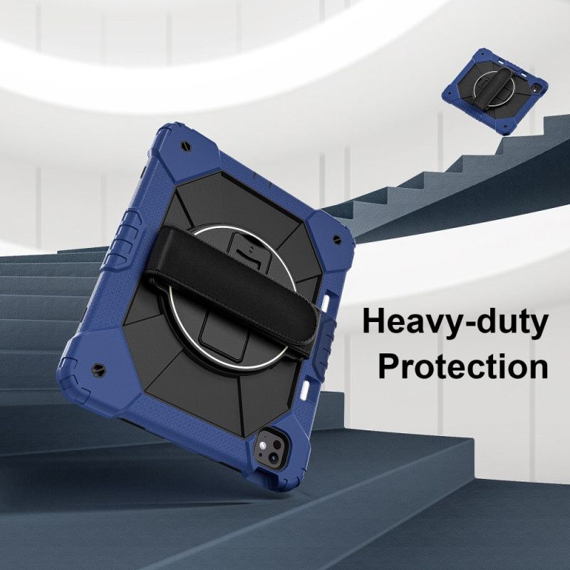 Hoesje iPad Pro 13 (2025) Handriem En Schouderband Bescherming Hoesje