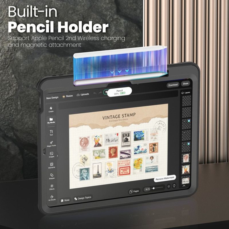 Hoesje iPad Pro 13 (2025) Slim Ontwerp Bescherming Hoesje