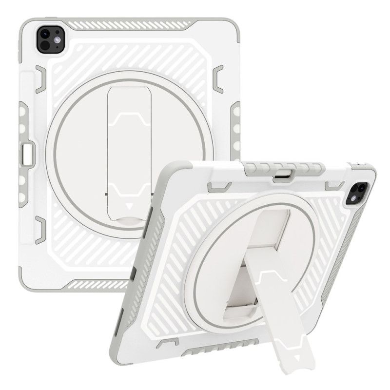 Hoesje iPad Pro 13 (2025) Stylushouder En Verstelbare Standaard Bescherming Hoesje