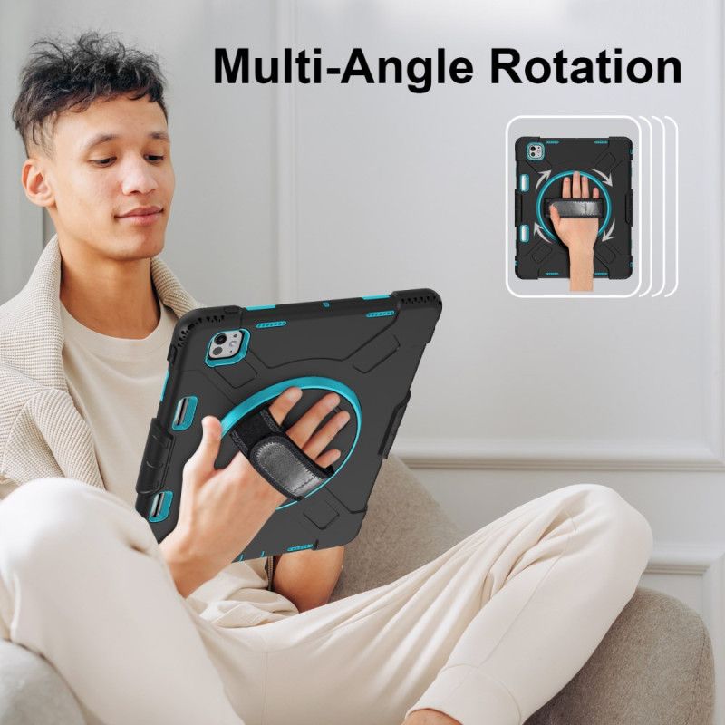 Hoesje iPad Pro 13 (2025) Ultra-resistente Standaard En Schouderriem