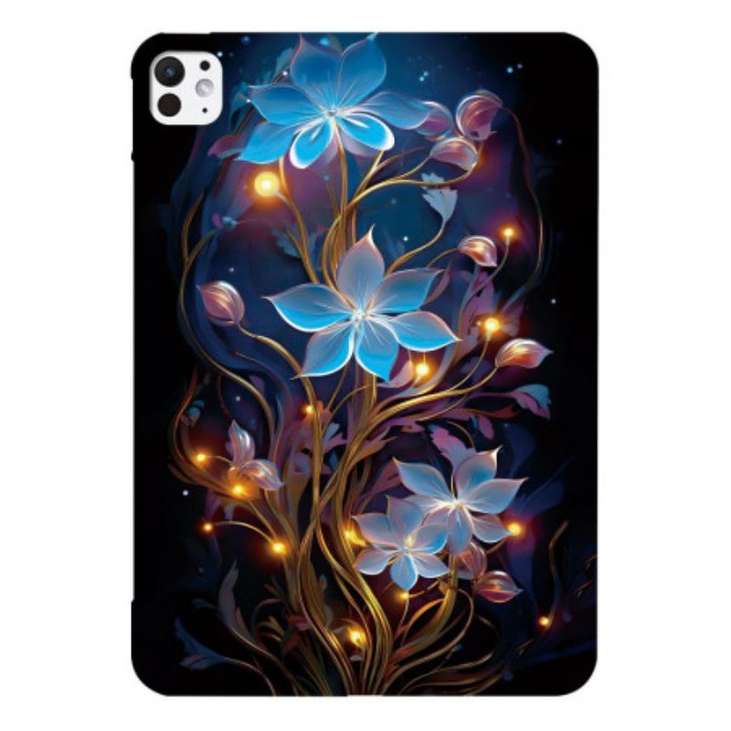 Hoesje iPad Pro 13 (2025) Verlichte Bloemen