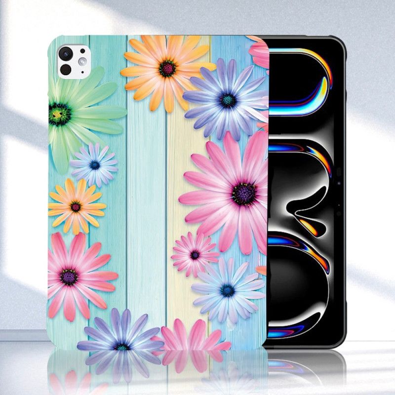 Hoesje iPad Pro 13 (2025) Zonnebloemdesign Bescherming Hoesje
