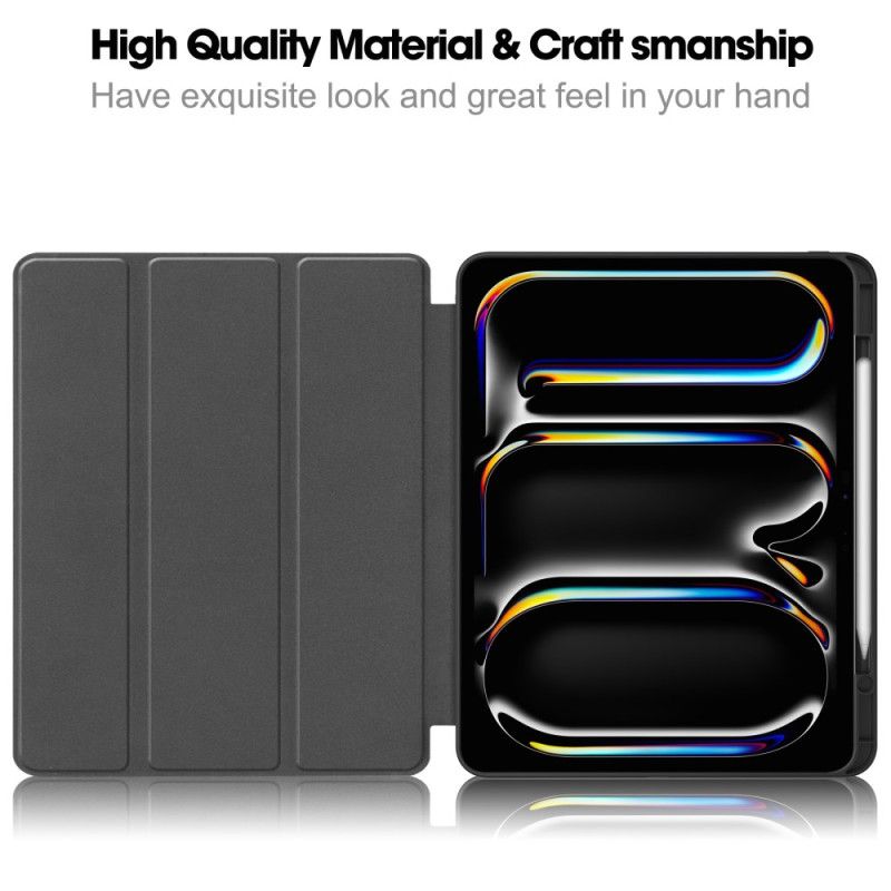 iPad Pro 13 (2025) Stylushouder Van Imitatieleer