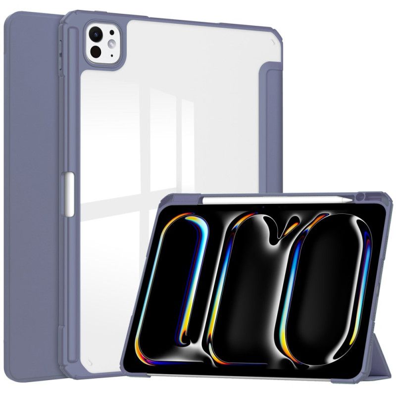 iPad Pro 13 (2025) Transparante Hoes Van Imitatieleer