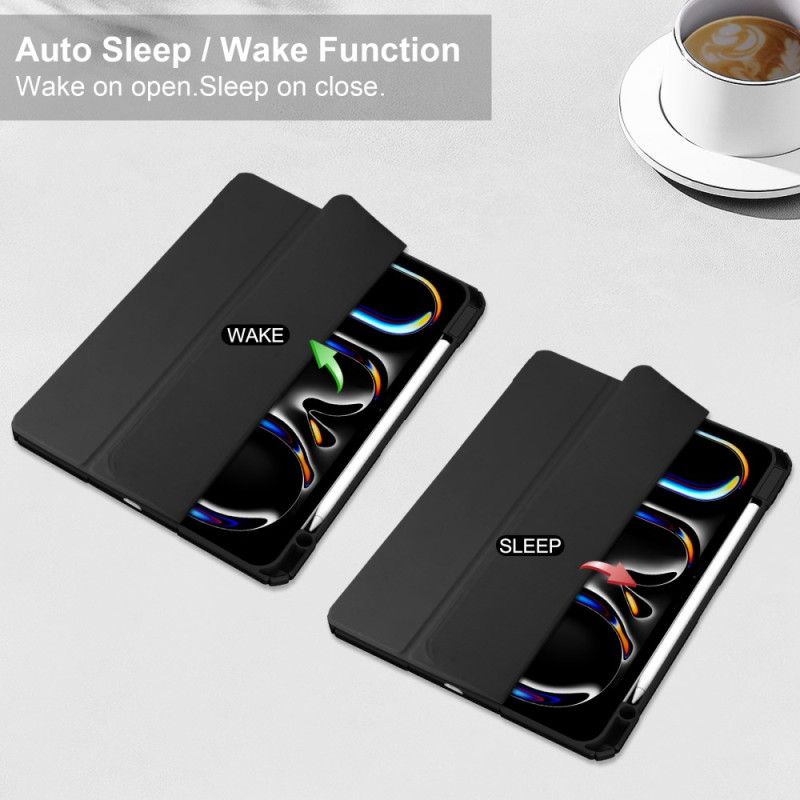 iPad Pro 13 (2025) Transparante Hoes Van Imitatieleer