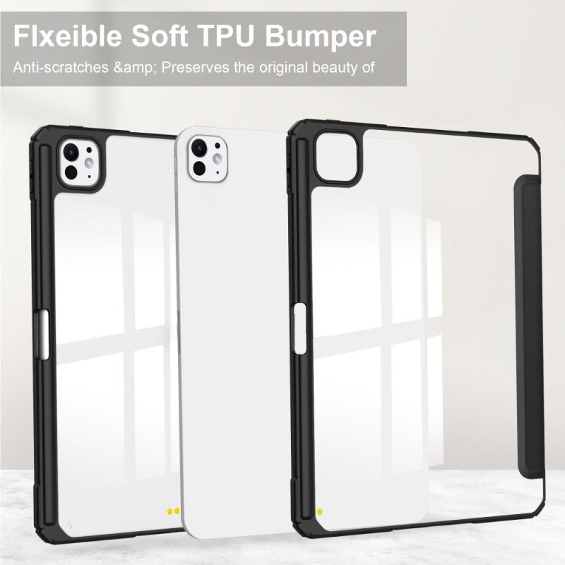 iPad Pro 13 (2025) Transparante Hoes Van Imitatieleer