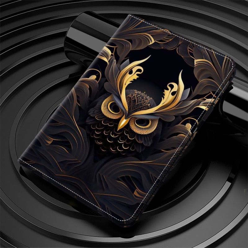 Leren Hoesje Voor iPad Pro 13 (2025) Uil