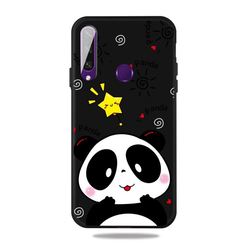 Cover Hoesje Huawei Y6p Telefoonhoesje Panda-Ster