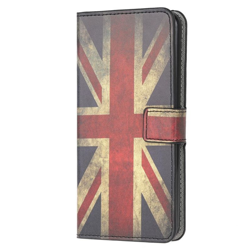 Flip Case Leren Huawei Y6p Engelse Vlag