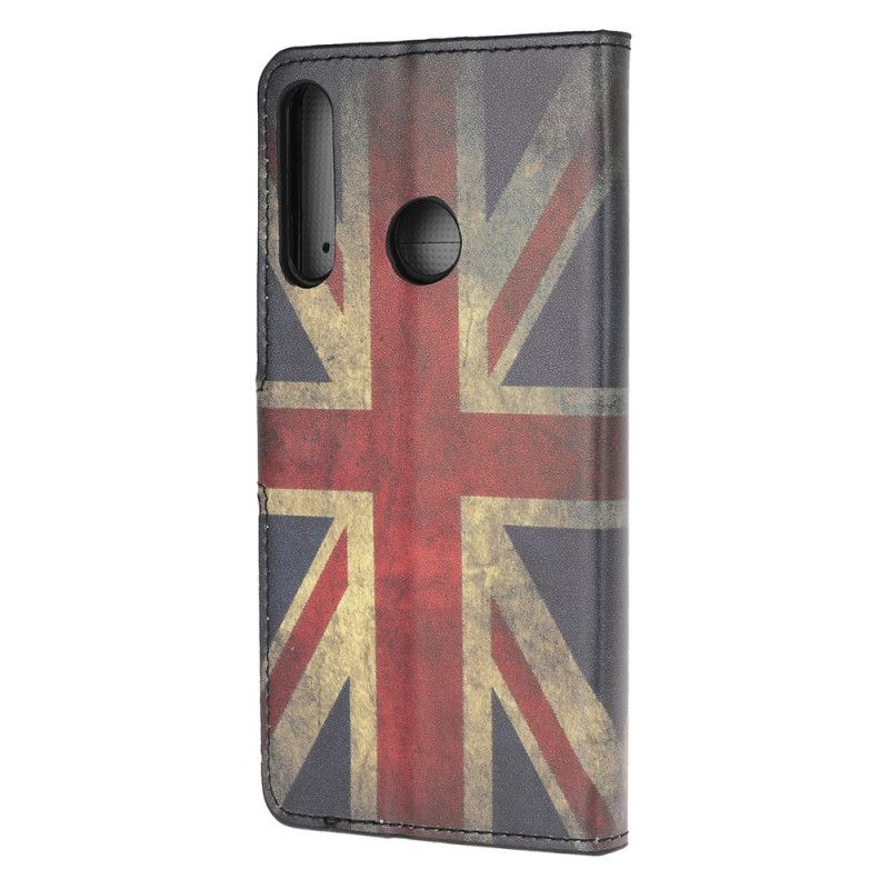 Flip Case Leren Huawei Y6p Engelse Vlag