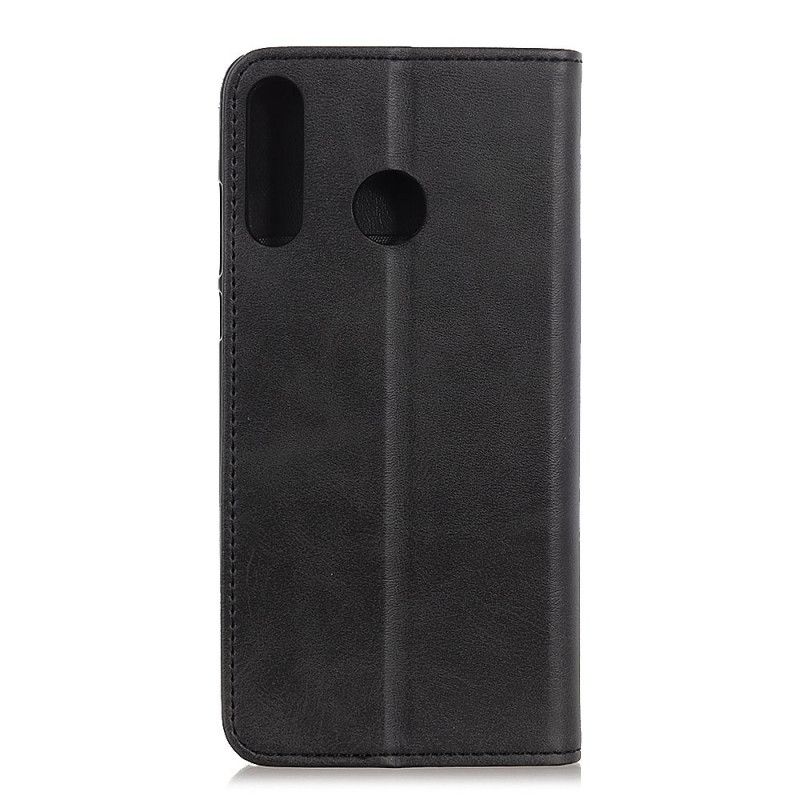 Folio-hoesje voor Huawei Y6p Bruin Zwart Elegant Splitleer