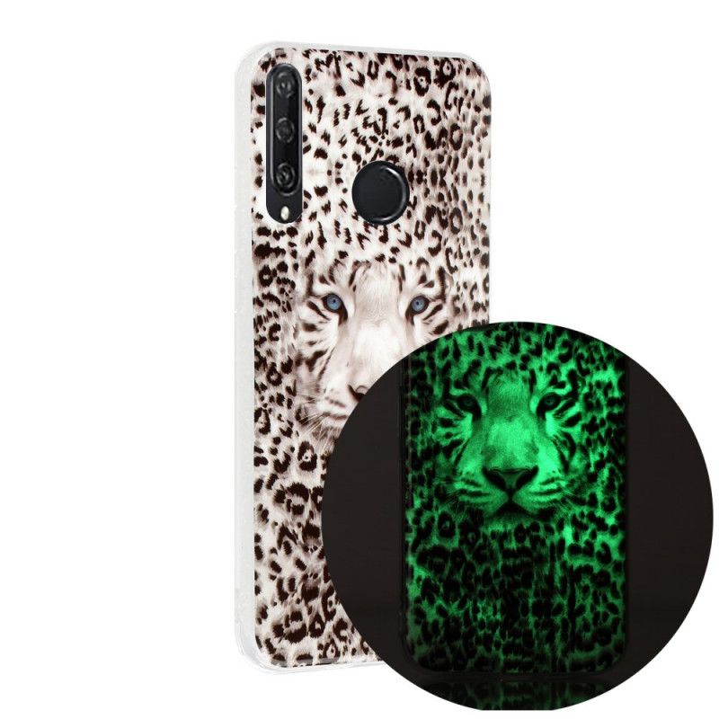 Hoesje Huawei Y6p Fluorescerende Luipaard