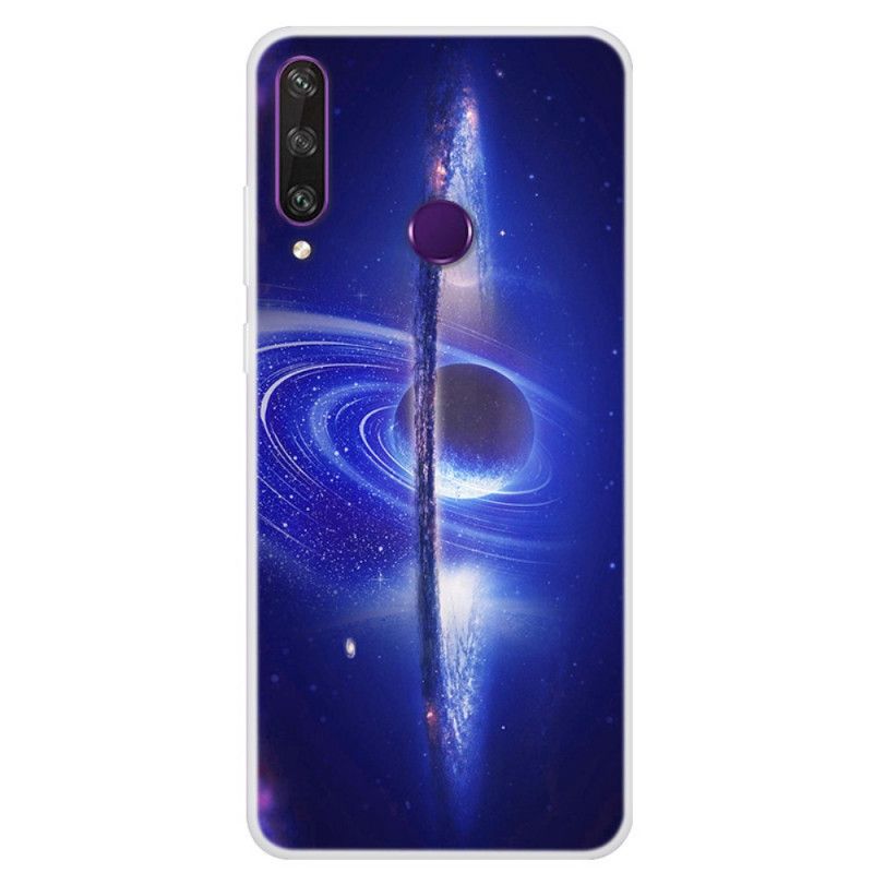 Hoesje Huawei Y6p Geel Rood Spatiereeks