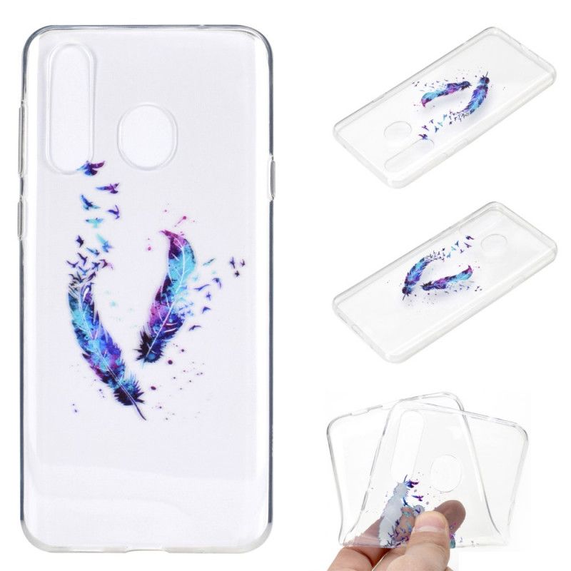 Hoesje Huawei Y6p Telefoonhoesje Transparante Veren