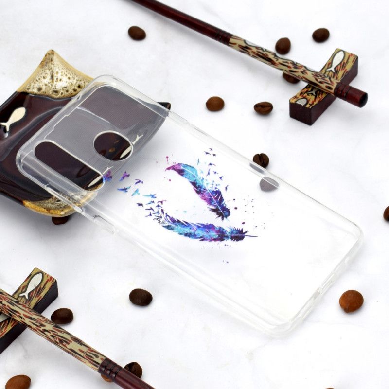 Hoesje Huawei Y6p Telefoonhoesje Transparante Veren
