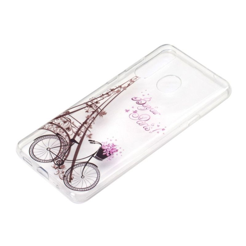 Hoesje Huawei Y6p Transparant Hallo Parijs