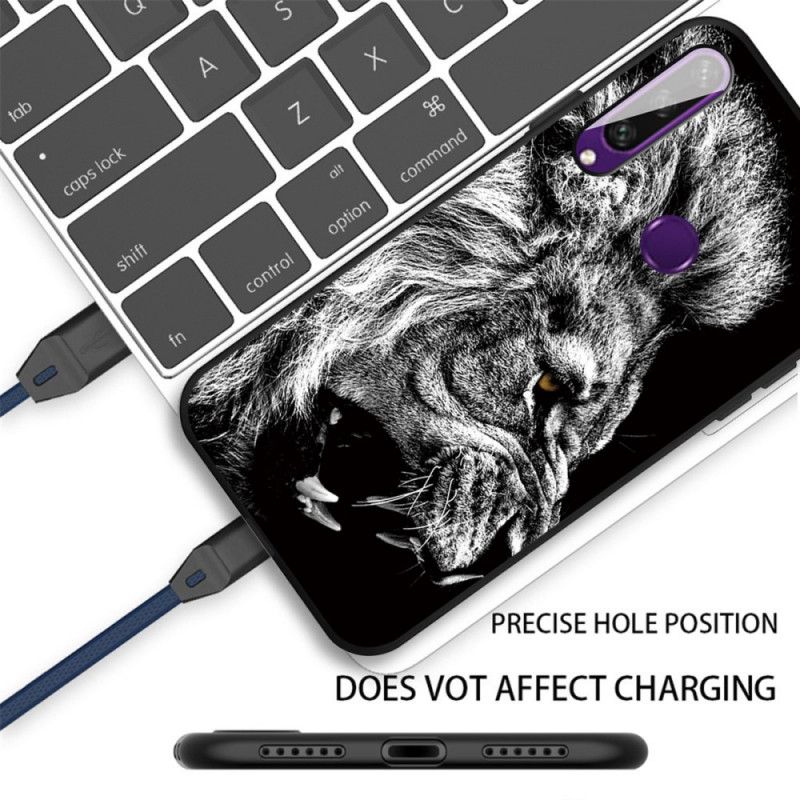 Hoesje Huawei Y6p Woeste Leeuw