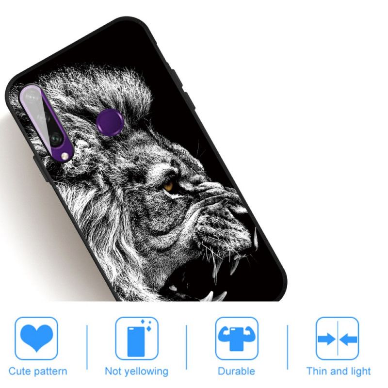 Hoesje Huawei Y6p Woeste Leeuw