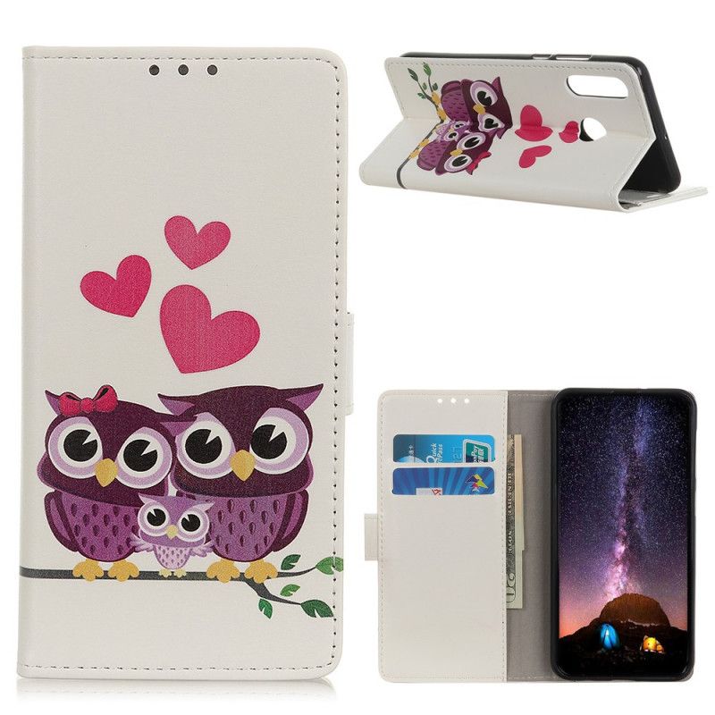 Leren Hoesje Huawei Y6p Telefoonhoesje Familie Van Uilen