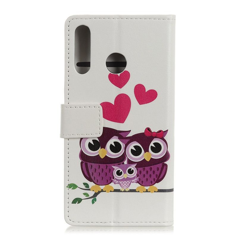 Leren Hoesje Huawei Y6p Telefoonhoesje Familie Van Uilen