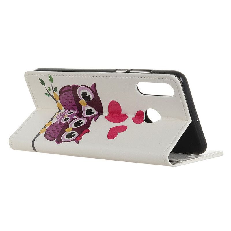 Leren Hoesje Huawei Y6p Telefoonhoesje Familie Van Uilen