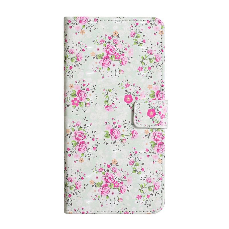 Leren Hoesje Huawei Y6p Vrijheidsbloemen