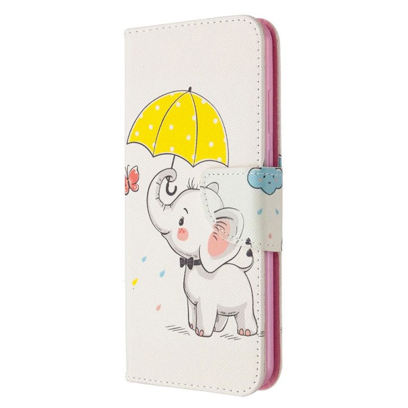 Leren Hoesje voor Huawei Y6p Babyolifant