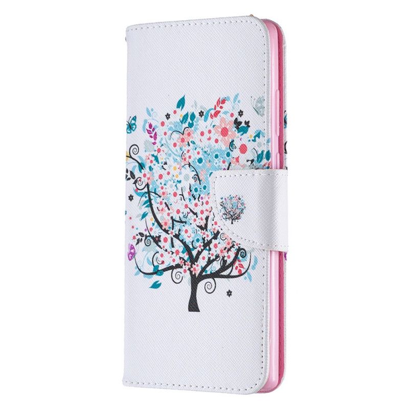 Bescherming Hoesje Samsung Galaxy Note 20 Telefoonhoesje Bloemrijke Boom