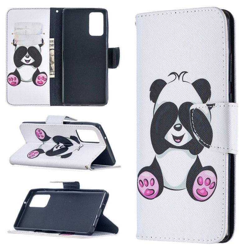 Bescherming Hoesje Samsung Galaxy Note 20 Telefoonhoesje Leuke Panda