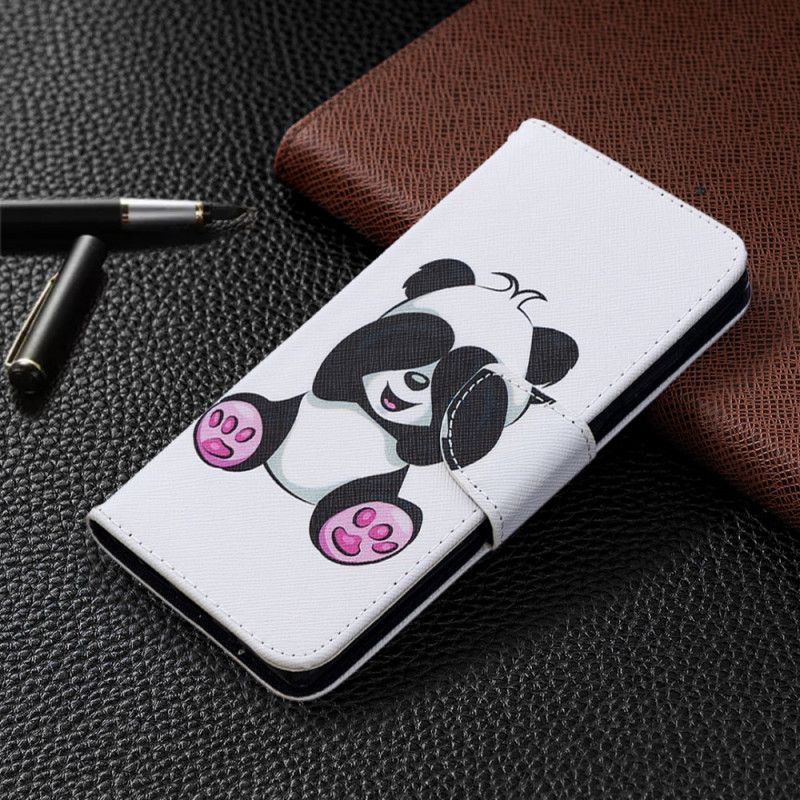 Bescherming Hoesje Samsung Galaxy Note 20 Telefoonhoesje Leuke Panda