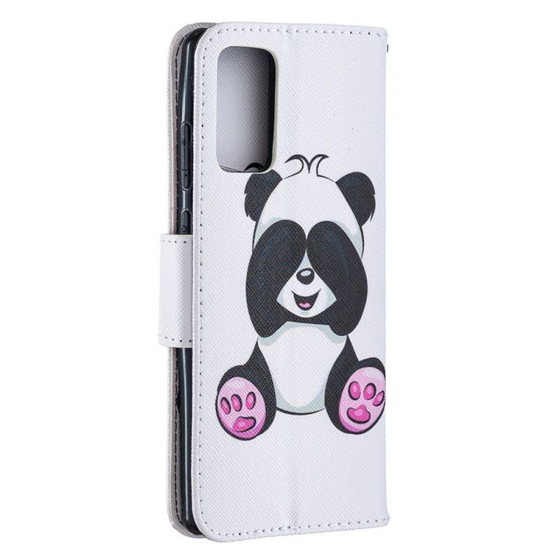 Bescherming Hoesje Samsung Galaxy Note 20 Telefoonhoesje Leuke Panda