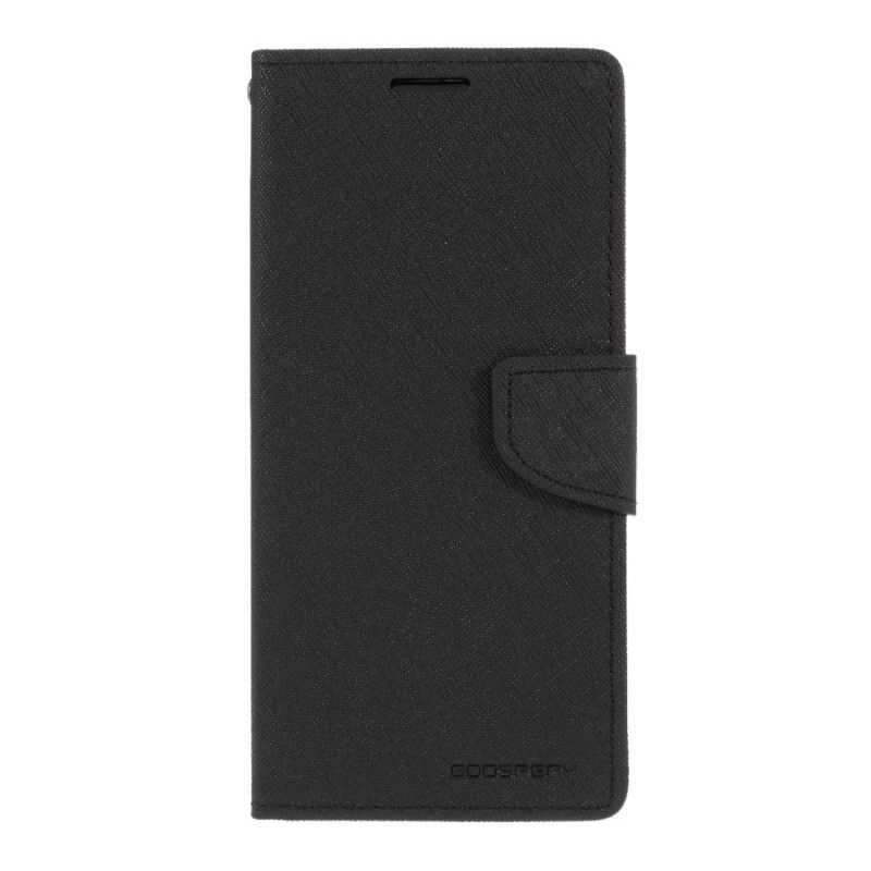 Cover Folio-hoesje Samsung Galaxy Note 20 Rood Zwart Telefoonhoesje Tweekleurig Kwik