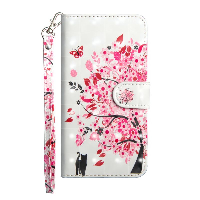 Flip Case Leren Samsung Galaxy Note 20 Roze Boom