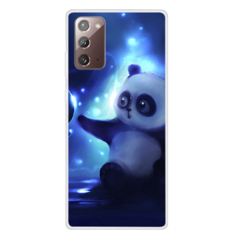 Hoesje Samsung Galaxy Note 20 Panda In De Ruimte