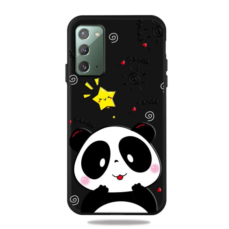 Hoesje Samsung Galaxy Note 20 Panda-Ster