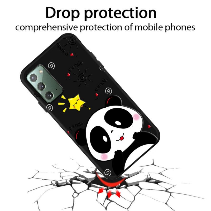 Hoesje Samsung Galaxy Note 20 Panda-Ster