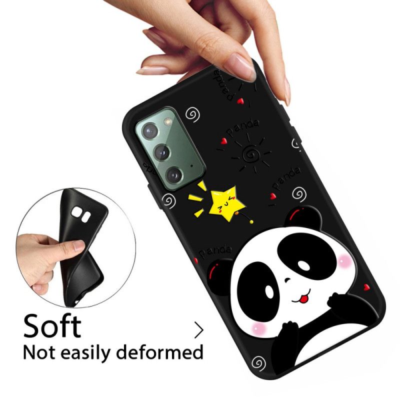 Hoesje Samsung Galaxy Note 20 Panda-Ster