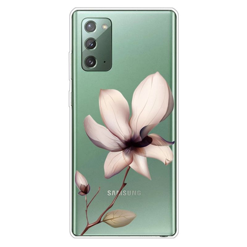 Hoesje Samsung Galaxy Note 20 Telefoonhoesje Premium Bloemen