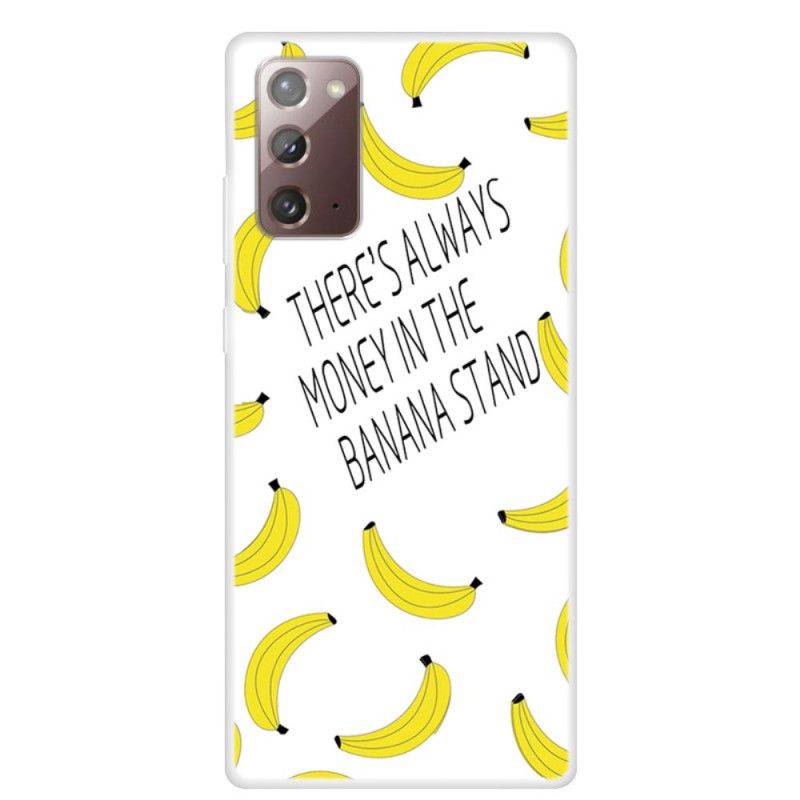 Hoesje Samsung Galaxy Note 20 Transparant Bananengeld